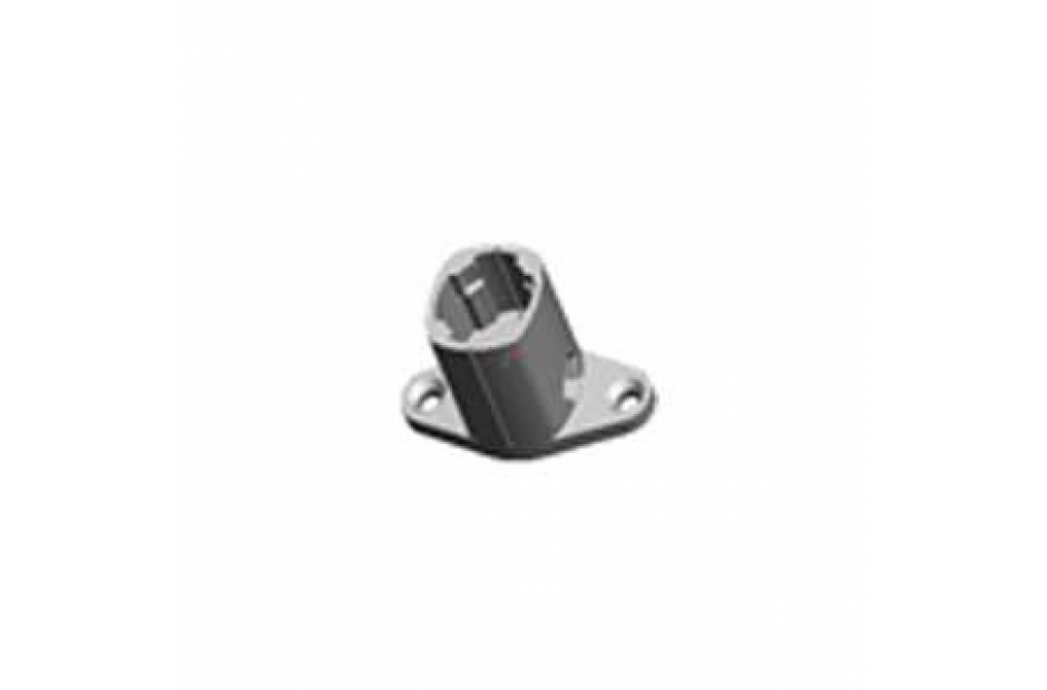 Connecteur en T pour barre aluminium diamètre 28 mm