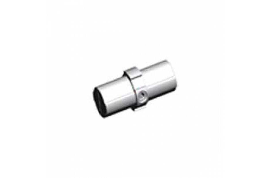 Connecteur droit intérieur pour barre aluminium diamètre 28 mm