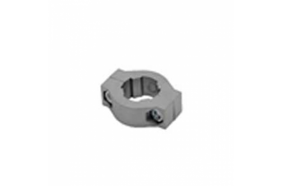Anneau d’arrêt vertical en deux parties pour barre aluminium diamètre 28 mm