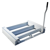 Le tiroir à palette SODEFI est un outil ergonomique pour l'optimisation du stockage de palettes. Il facilite également l'accès au contenu de la palette pour les opérateurs, notamment pour les opérations de picking. Produit robuste et haute résistance, Made in France