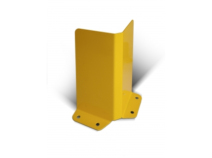 METALCHOC - sabot métallique d'angle pour la protection des rayonnages lourds et racks à palettes. Sabot en acier personnalisable, Made in France, SODEFI