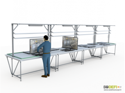 Poste de travail LEAN Manufacturing - SODEFI